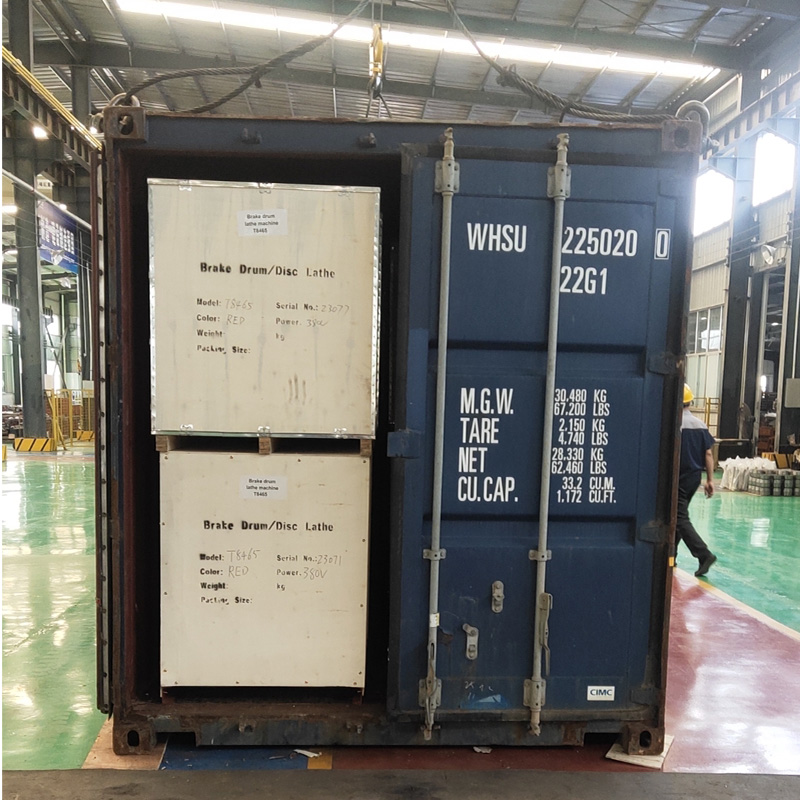 Brake Drum/Disc Lathe  Machine  ordered by India customers are being shipped